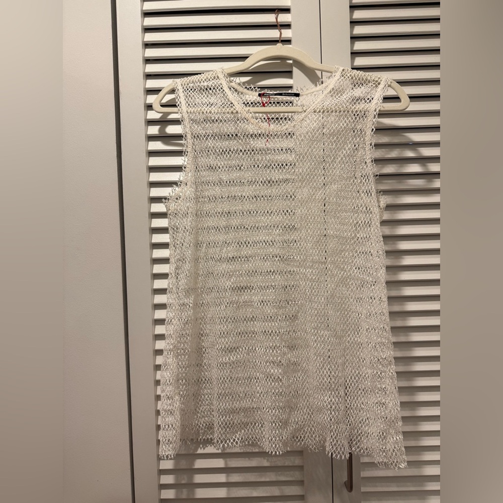 Proenza Schouler White Sleeveless Knit Top